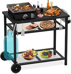 Opciones de mesas para hornos de pizza sin ruedas