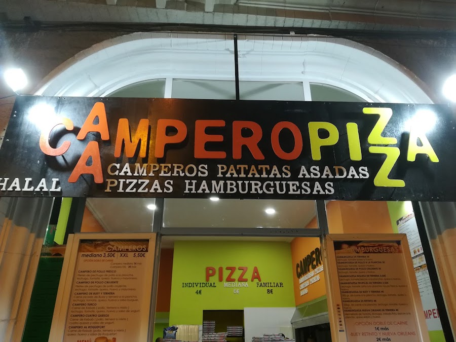 CAMPERO-PIZZA CENES DE LA VEGA | PIZZERIA HAMBURGUESERIA CENES