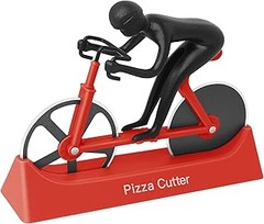 Instrucciones para usar un cortador de pizza con doble rueda
