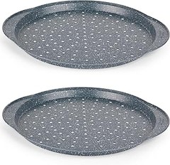 ¿Qué bandejas grandes para pizza son ideales para horno de leña?