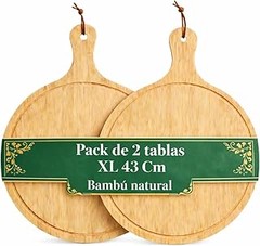 Las mejores ofertas y precios de tablas para pizza de bambú