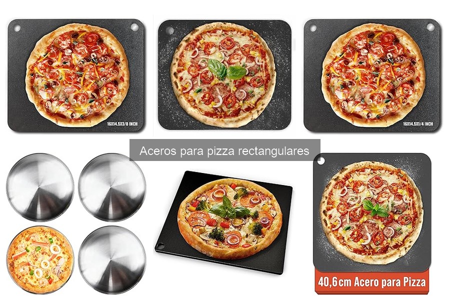 Aceros para pizza rectangulares: ¿son aptos para hornos domésticos?
