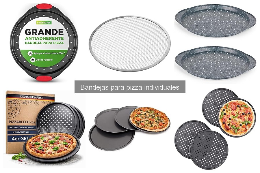 Alternativas a bandejas para pizza individuales: Mejores utensilios