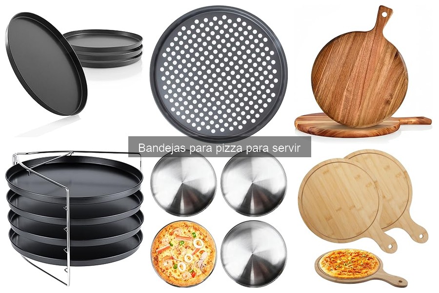 Alternativas a bandejas para pizza: ¡Sirve con estilo!