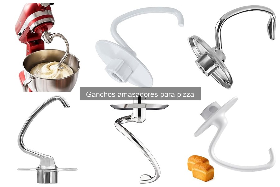 Alternativas a ganchos amasadores para pizza en casa