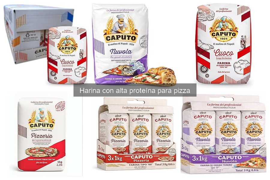 Alternativas a la harina alta en proteína para pizza