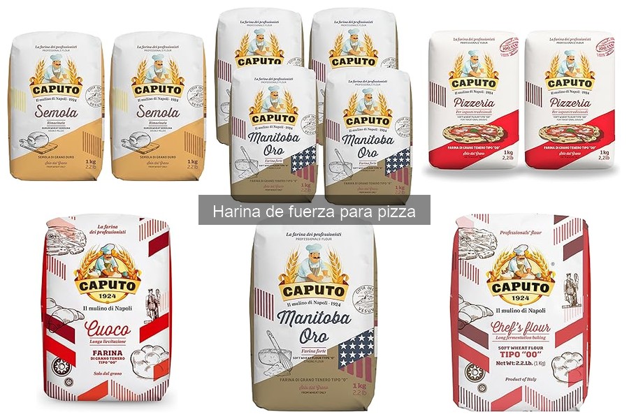 Alternativas a la harina de fuerza para hacer pizza