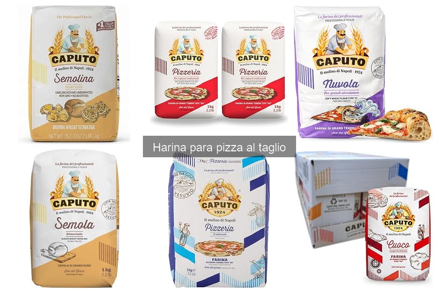 Alternativas a la harina para pizza al taglio