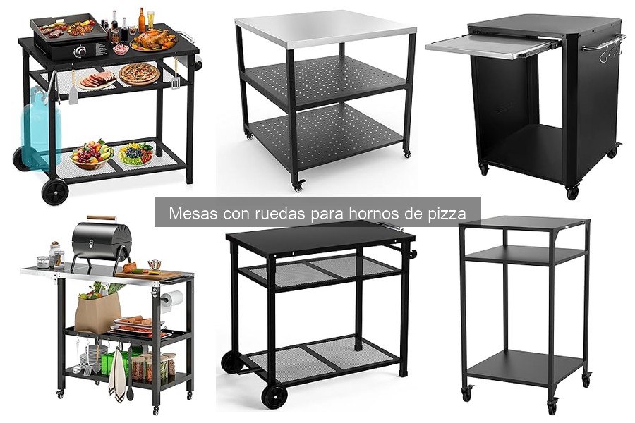 Alternativas a las mesas con ruedas para hornos de pizza