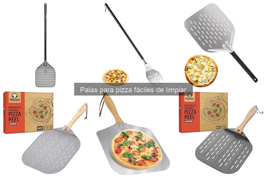 Alternativas a las palas para pizza: utensilios fáciles de limpiar