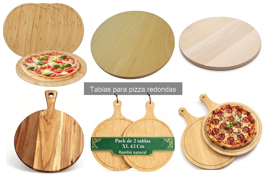 Alternativas a las Tablas para Pizza Redondas en Casa