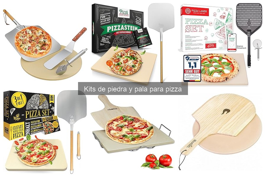Alternativas a los kits de piedra y pala para pizza en casa