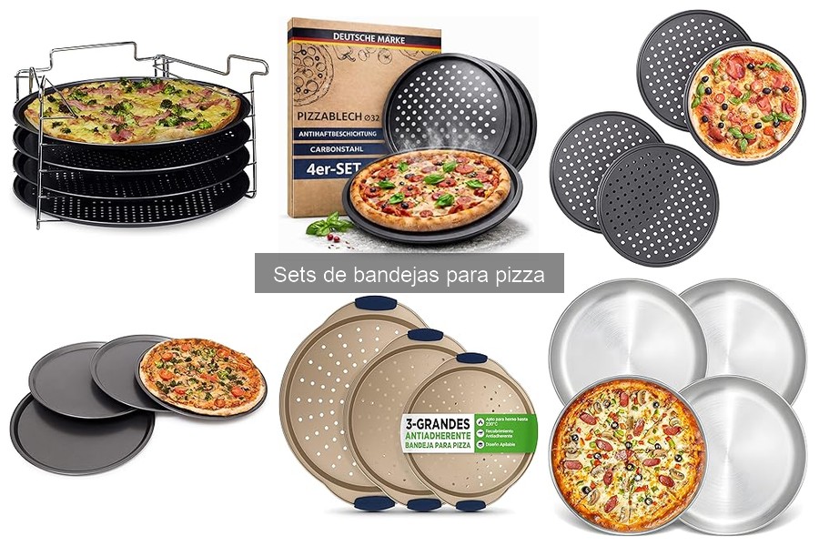 Alternativas a los sets de bandejas para pizza: opciones útiles