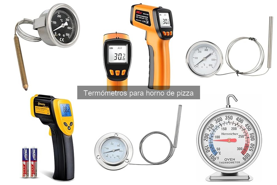 Alternativas a los termómetros para horno de pizza