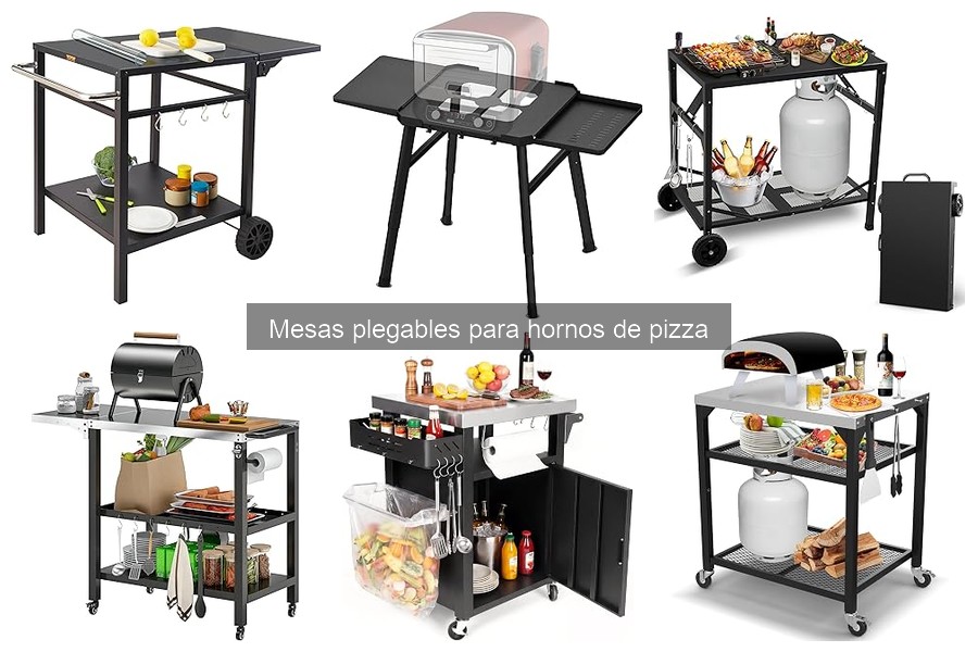 Alternativas a mesas plegables para hornos de pizza