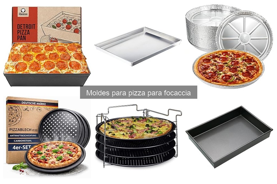 Alternativas a moldes para pizza focaccia en casa
