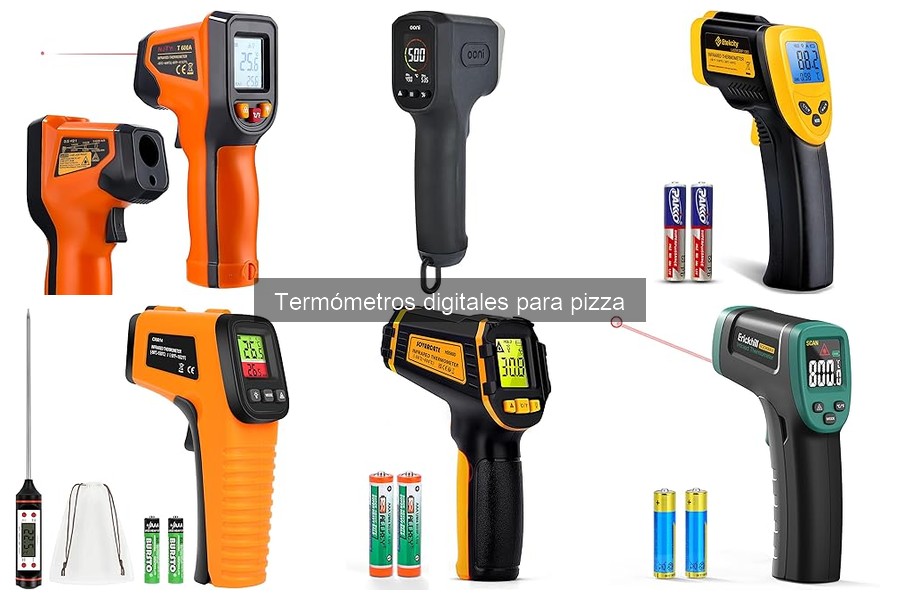 Alternativas a termómetros digitales para medir la temperatura de la pizza