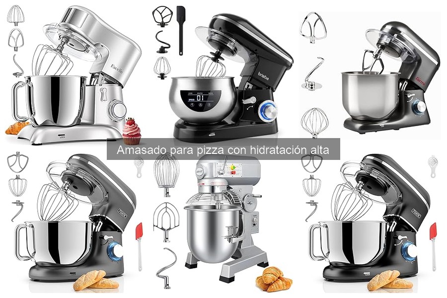 Alternativas al Amasado Manual para Pizza con Alta Hidratación
