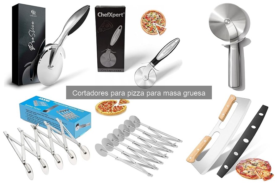 Alternativas al cortador para pizza de masa gruesa