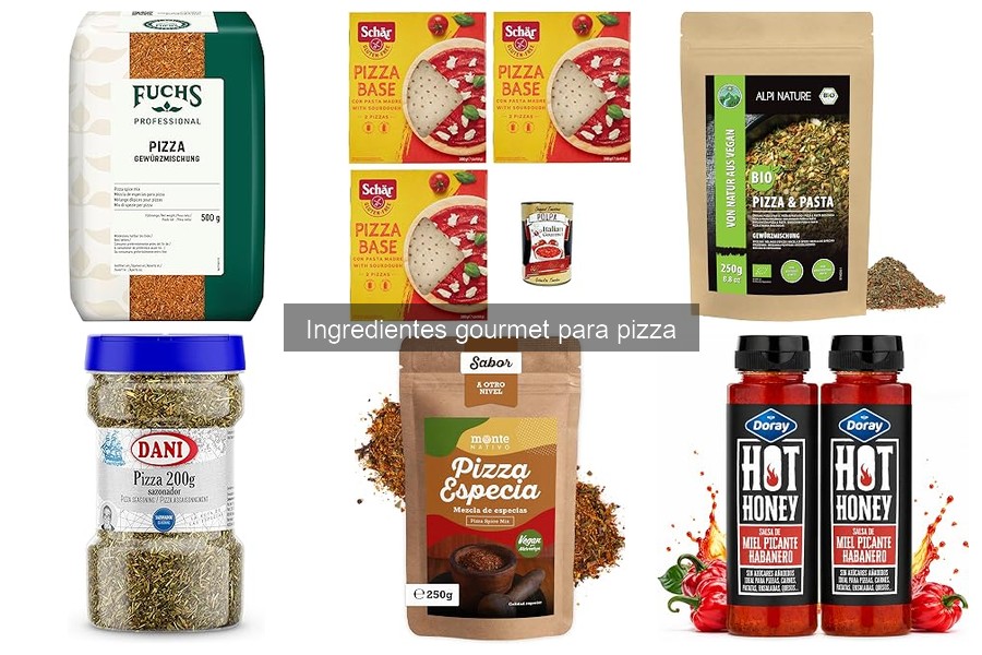 Alternativas económicas a ingredientes gourmet para pizza