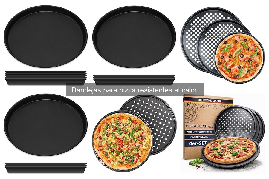 Bandejas para pizza resistentes al calor: Beneficios y características