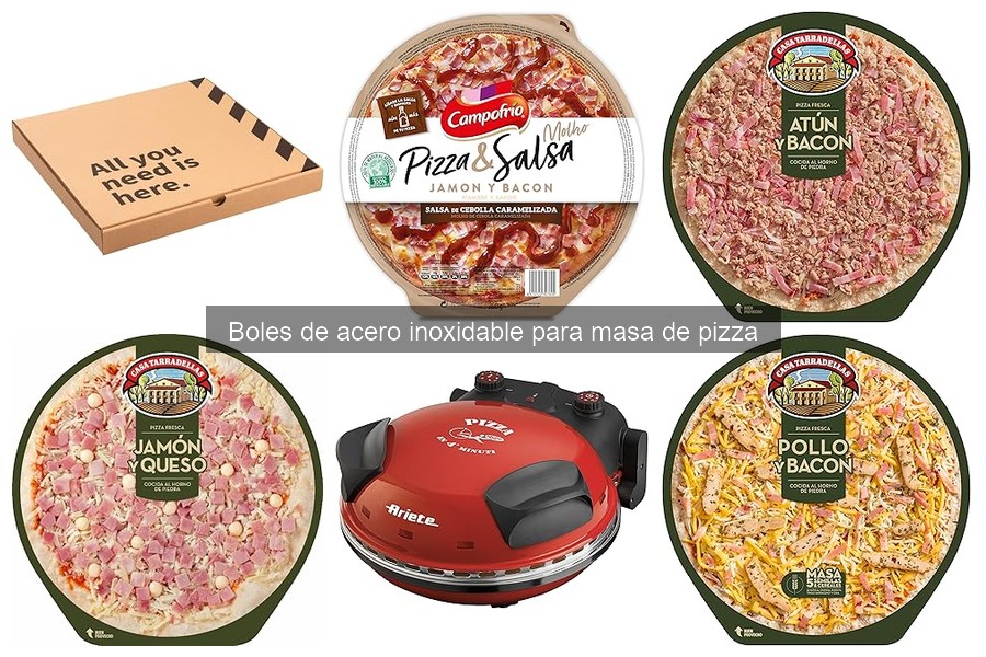 Beneficios de los boles de acero inoxidable para hacer masa de pizza