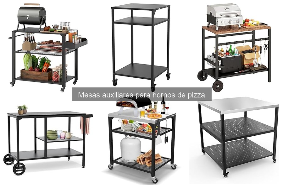 Cómo adaptar una mesa auxiliar para horno de pizza