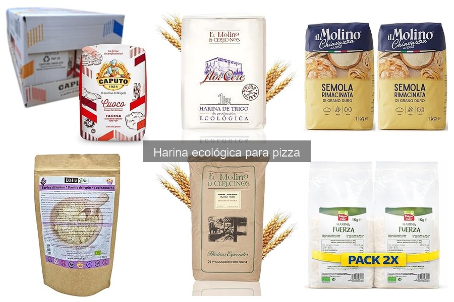 Cómo almacenar harina ecológica para pizza y mantener su frescura