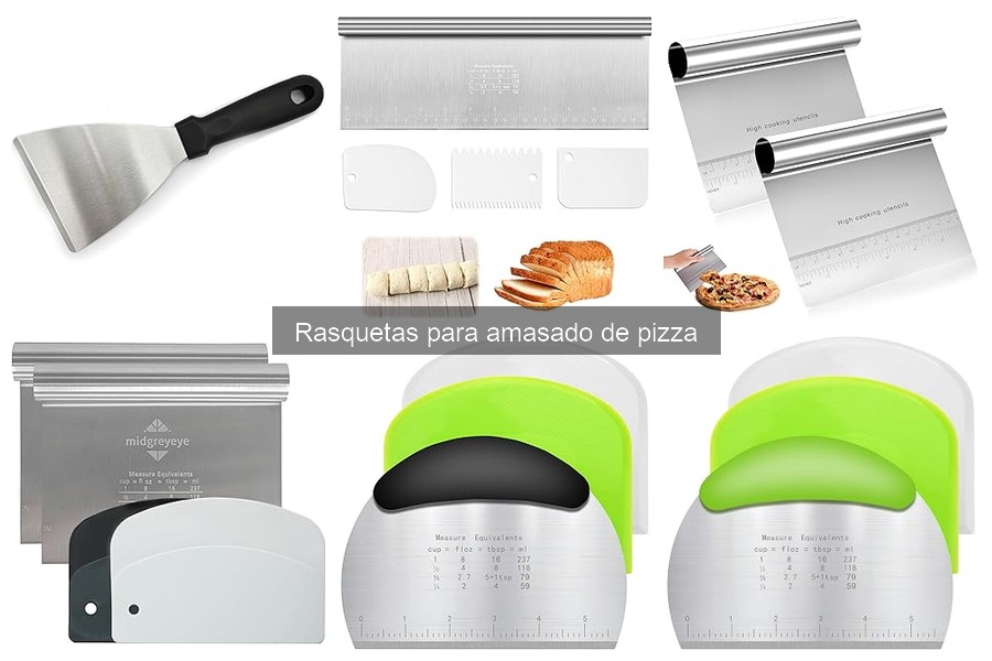 Cómo el Tamaño de la Rasqueta Afecta el Amasado de Pizza