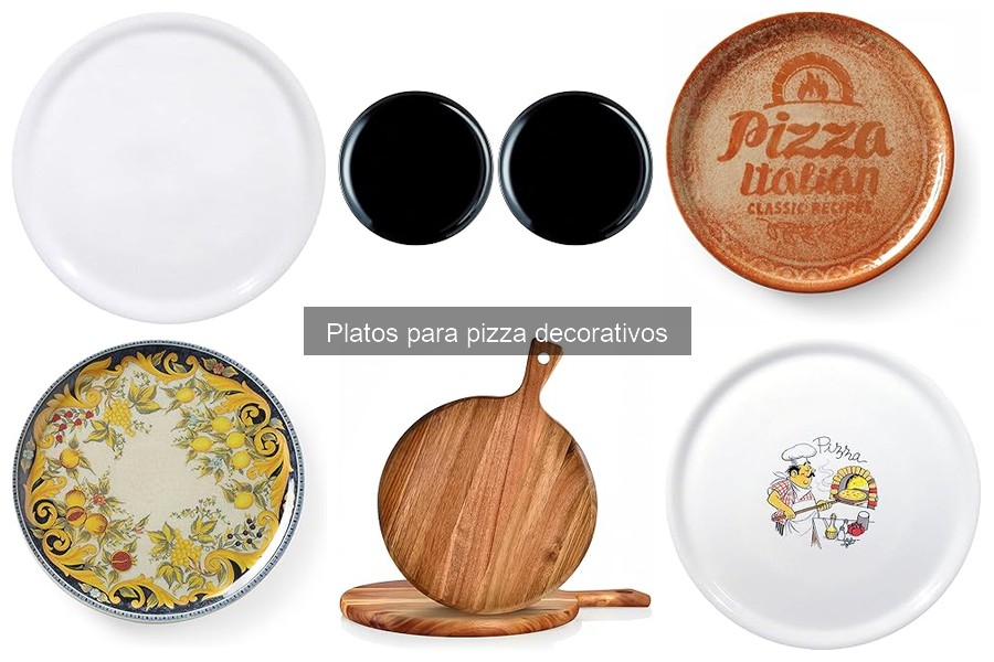 Cómo elegir el plato decorativo perfecto para pizza