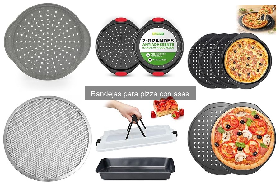Cómo elegir la mejor bandeja para pizza con asas