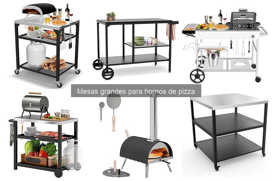 Cómo elegir la mesa ideal para horno de pizza en casa