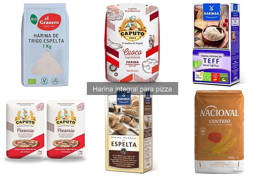Cómo hacer masa de pizza con harina integral en casa
