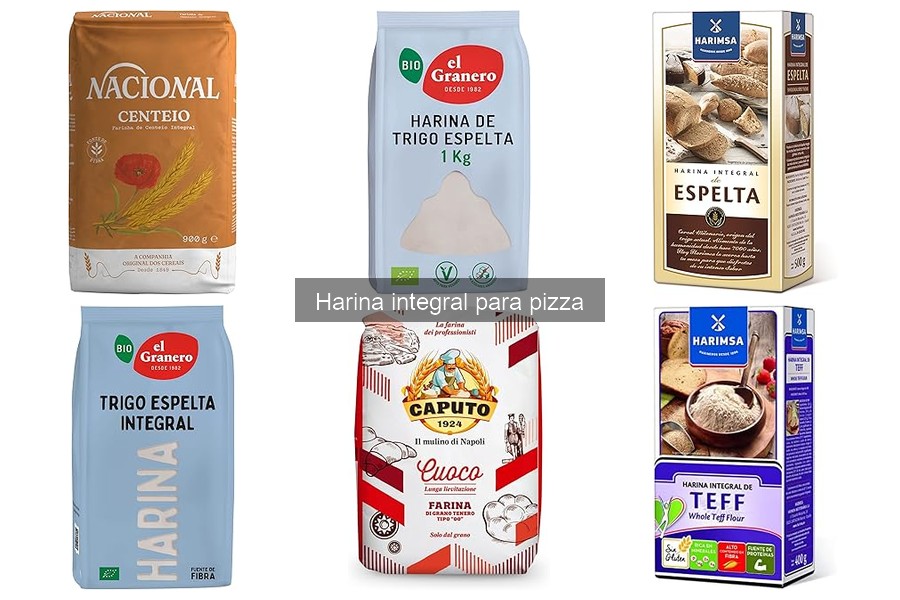 Cómo hacer pizza crujiente con harina integral