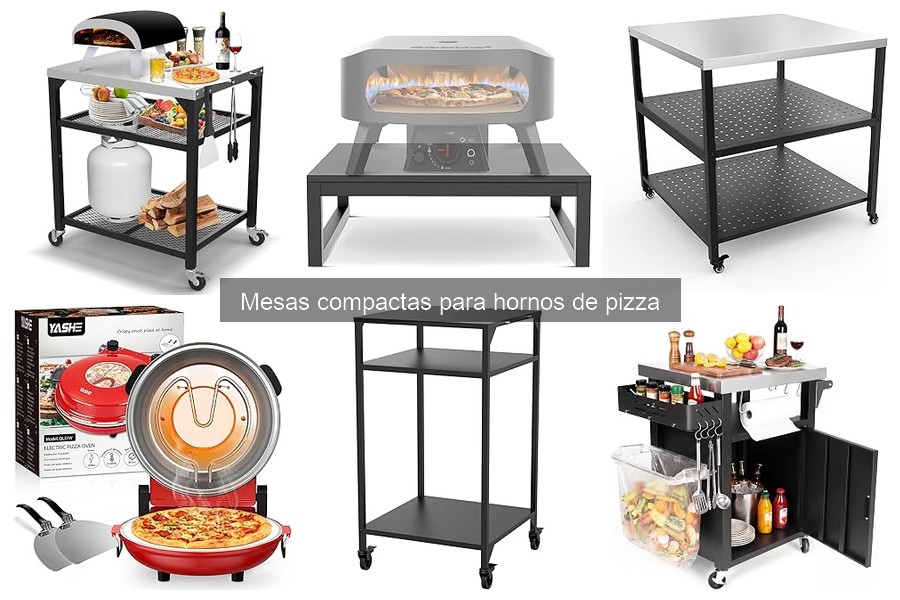 Cómo instalar mesas compactas para hornos de pizza