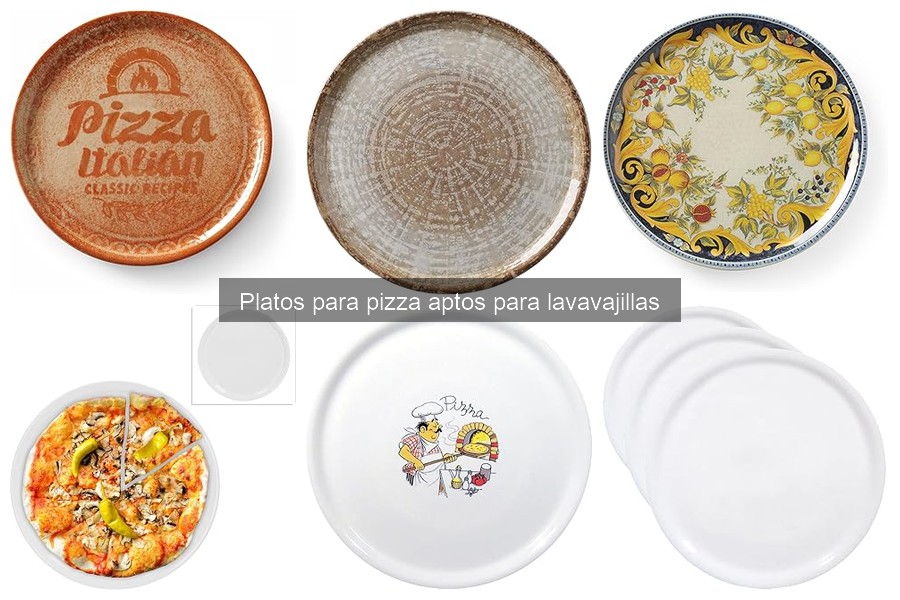 Cómo limpiar platos para pizza aptos para lavavajillas