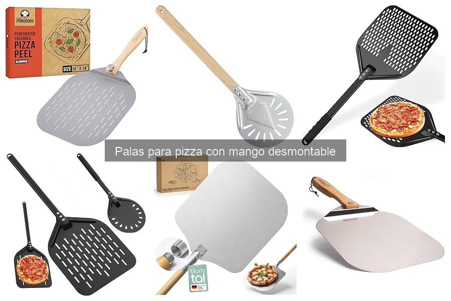 Cómo limpiar una pala para pizza con mango desmontable