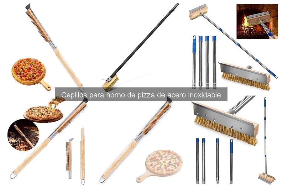 Cómo limpiar y mantener cepillos para horno de pizza de acero inoxidable