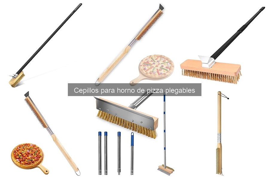 Cómo usar correctamente un cepillo para horno de pizza plegable