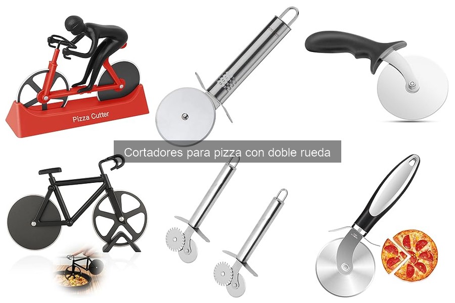 Cómo usar correctamente un cortador de pizza con doble rueda