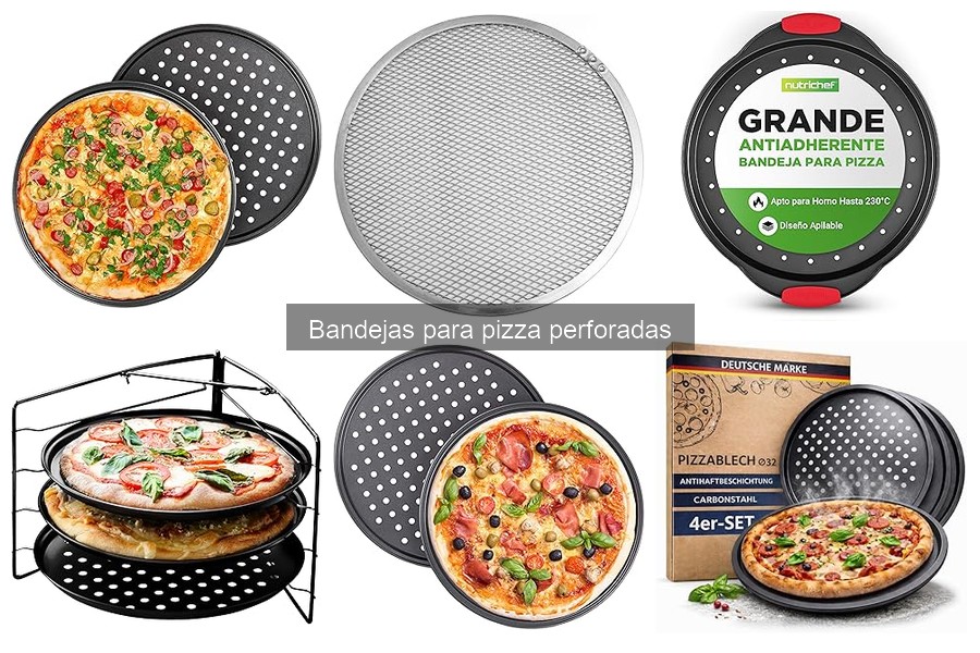 Cómo usar correctamente una bandeja para pizza perforada