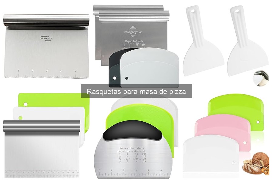 Cómo usar correctamente una rasqueta para masa de pizza