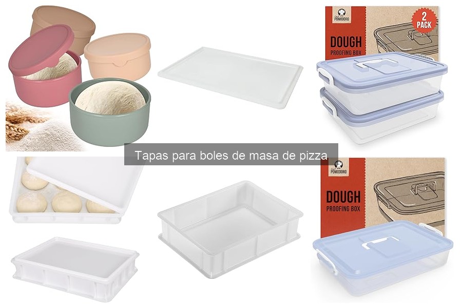 Cómo usar tapas para boles de masa de pizza correctamente