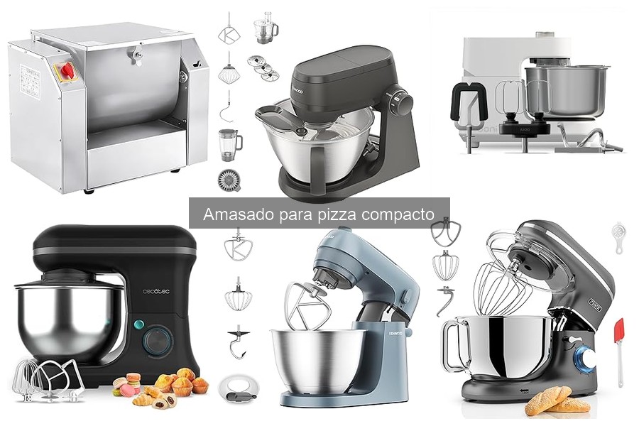 Cómo usar un amasador compacto para hacer masa de pizza