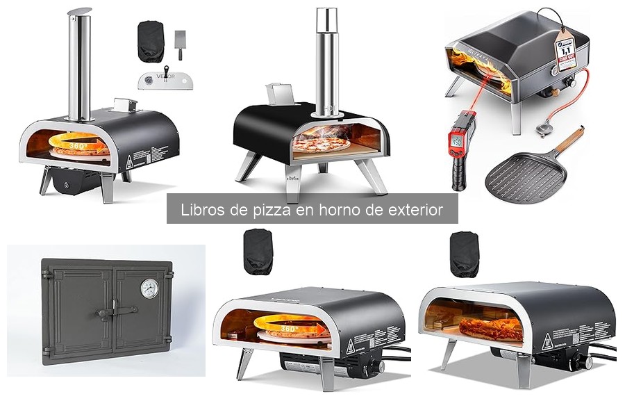 Cómo usar un libro de pizza para horno de exterior