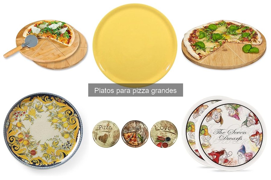 Cómo usar un plato para pizza grande correctamente