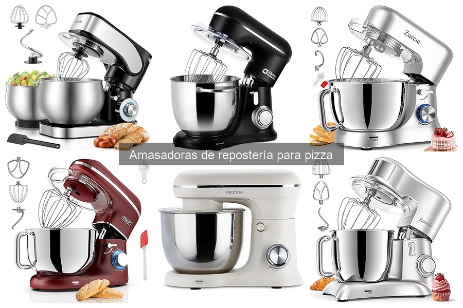 Cómo usar una amasadora de repostería para masa de pizza