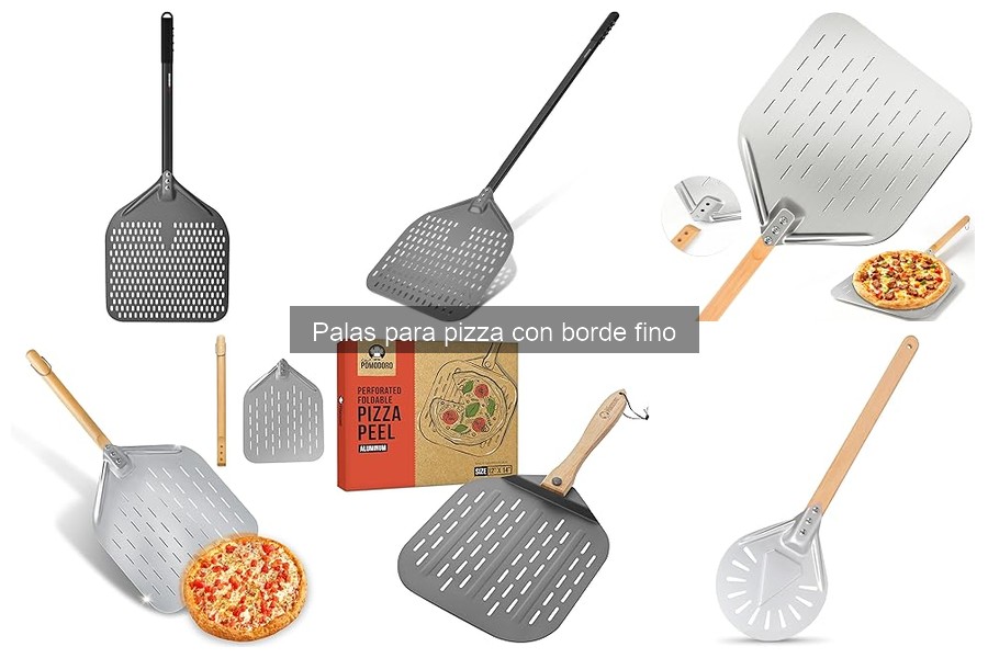 Cómo usar una pala para pizza con borde fino correctamente