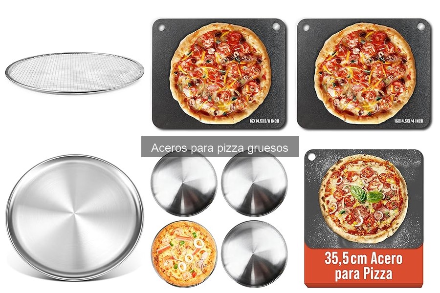 Cómo utilizar aceros para pizza gruesos en hornos eléctricos, de leña y gas