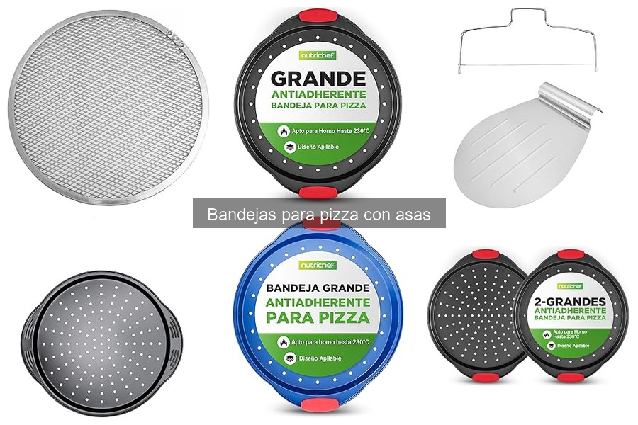 Cómo utilizar correctamente una bandeja para pizza con asas